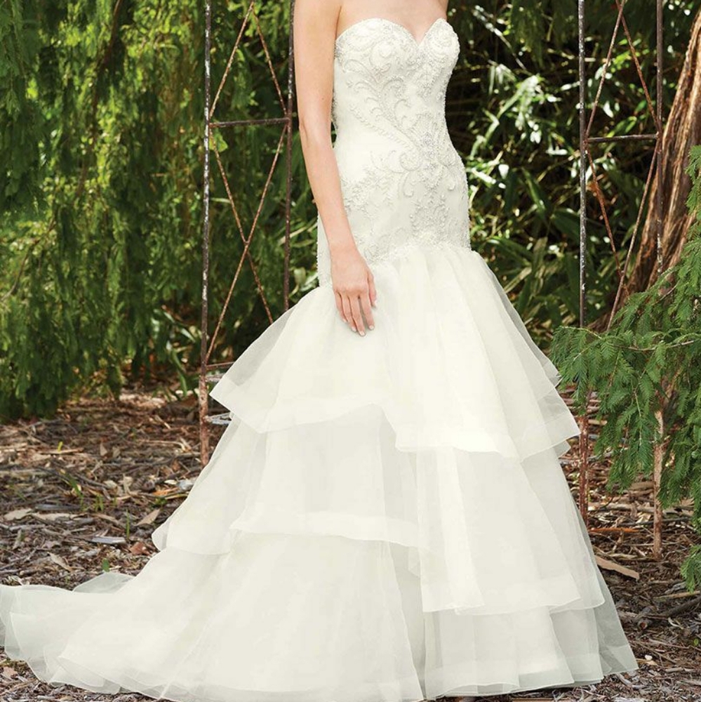 Cassablanca poppy wedding gown 2273 ivory